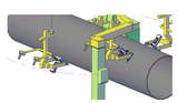 钢管生产流水线检测仪安装（2）